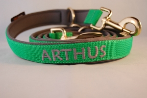 Führerleine mit Bestickung