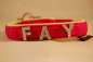 Preview: Zugstop Halsband mit Strassbuchstaben