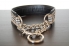 Preview: Halsband Leder mit Zugstop