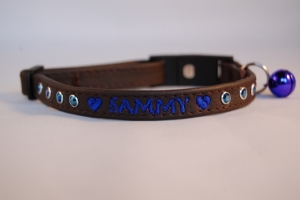 Preview: Katzenhalsband mit Swarovski