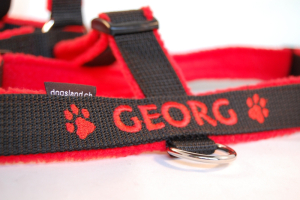 Welpen-Geschirr mit Wunschbestickung