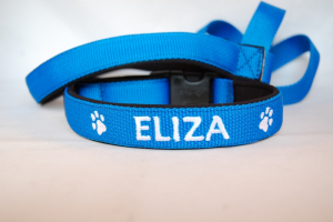 Agility Leine mit Wunschbestickung