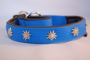 Halsband mit Edelweiss Nieten