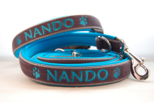 Preview: Halsband FLAUSCHI bestickt