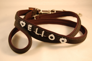 Preview: Leine mit Strassbuchstaben