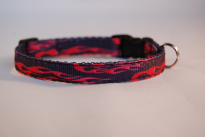 Katzenhalsband RACING FLAMES