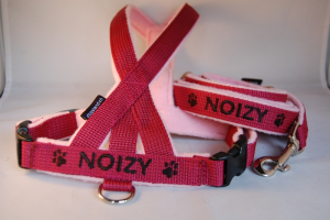 Preview: Kreuz-Geschirr mit Wunschbestickung