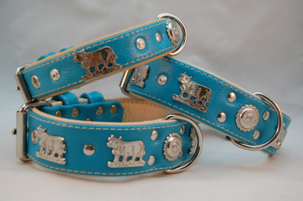 Appenzeller Lederhalsband nach Wunsch