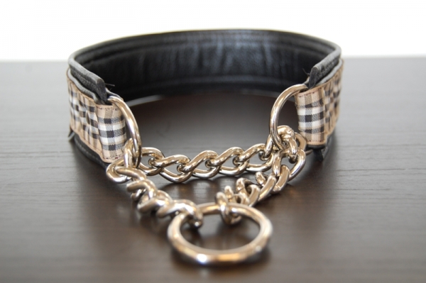 Halsband Leder mit Zugstop