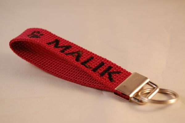 Schlüsselanhänger mit Wunschbestickung