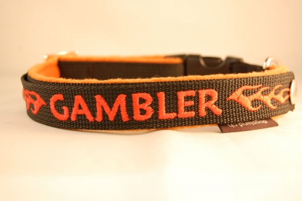 Halsband mit Druckknopf-Wechsellogo